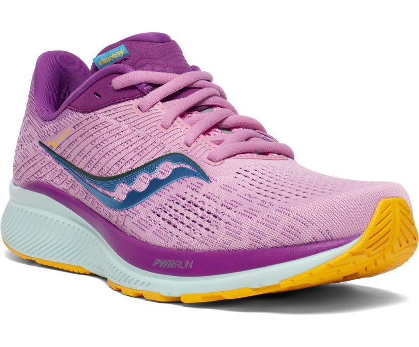 Women's Saucony Guide 14 Running Shoes Pink / Purple | Singapore 145GSOL